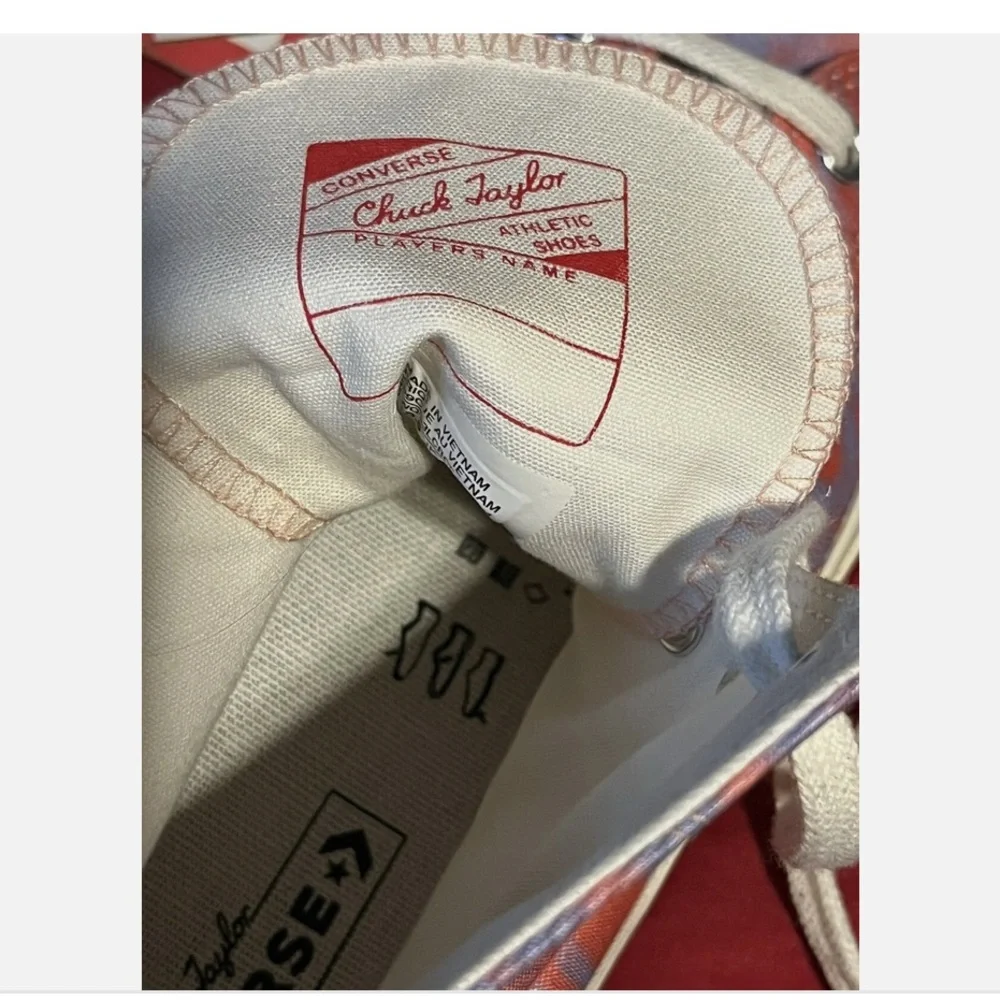 Converse CTAS 70 Hi Top Coral Twilight Pulse Sneakers. Men 8.5/Women 10.5. NIB. - Picture 7 of 9